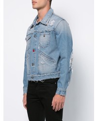 hellblaue Jeansjacke von Mjb