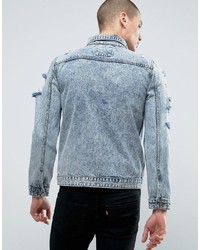 hellblaue Jeansjacke von Brave Soul