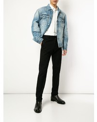 hellblaue Jeansjacke von DSQUARED2