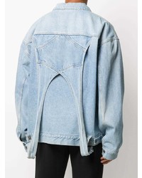 hellblaue Jeansjacke von Moschino