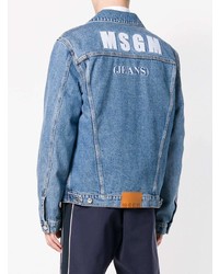 hellblaue Jeansjacke von MSGM