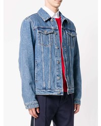 hellblaue Jeansjacke von MSGM