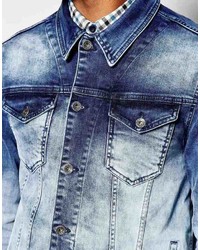 hellblaue Jeansjacke