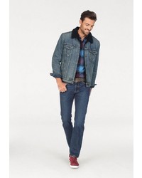 hellblaue Jeansjacke von Levi's