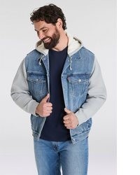 hellblaue Jeansjacke von Levi's® Plus