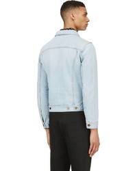 hellblaue Jeansjacke von Saint Laurent