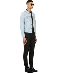 hellblaue Jeansjacke von Saint Laurent