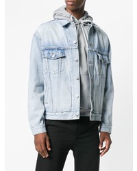 hellblaue Jeansjacke von Balenciaga