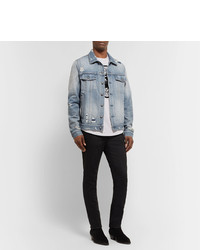 hellblaue Jeansjacke von Balmain