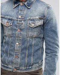 hellblaue Jeansjacke von Nudie Jeans