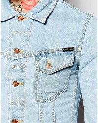 hellblaue Jeansjacke von Nudie Jeans