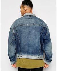 hellblaue Jeansjacke von Asos