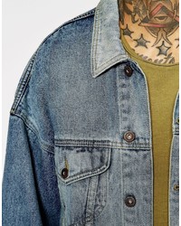 hellblaue Jeansjacke von Asos