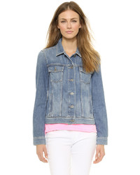 hellblaue Jeansjacke von Paige