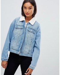 hellblaue Jeansjacke von Pimkie