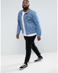 hellblaue Jeansjacke von Asos