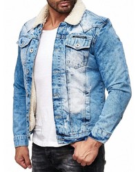 hellblaue Jeansjacke von Redbridge