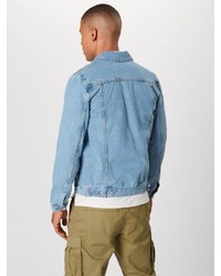 hellblaue Jeansjacke von Solid