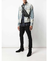 hellblaue Jeansjacke von Amiri