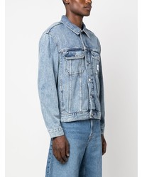 hellblaue Shirtjacke aus Jeans von Calvin Klein Jeans
