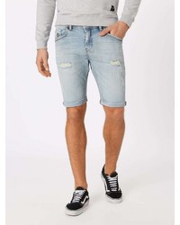 hellblaue Jeansshorts mit Destroyed-Effekten von LTB