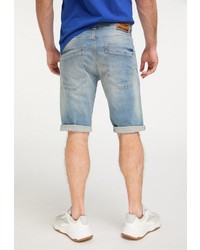 hellblaue Jeansshorts mit Destroyed-Effekten von Petrol Industries