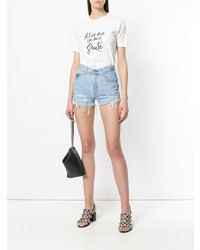 hellblaue Jeansshorts von Chiara Ferragni