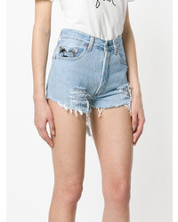 hellblaue Jeansshorts von Chiara Ferragni