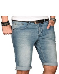 hellblaue Jeansshorts von Alessandro Salvarini