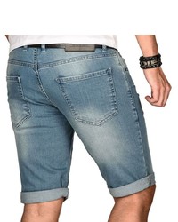 hellblaue Jeansshorts von Alessandro Salvarini