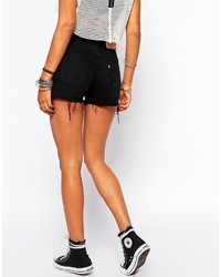 hellblaue Jeansshorts von Asos