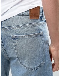 hellblaue Jeansshorts von Weekday