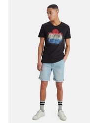 hellblaue Jeansshorts von BLEND