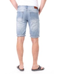 hellblaue Jeansshorts von BLUE MONKEY