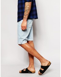 hellblaue Jeansshorts von Asos