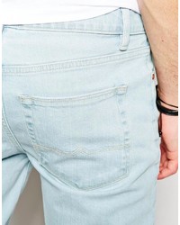 hellblaue Jeansshorts von Asos