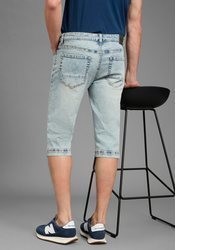 hellblaue Jeansshorts von BRUNO BANANI