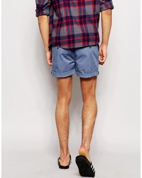 hellblaue Jeansshorts von Asos