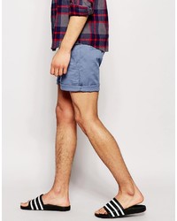 hellblaue Jeansshorts von Asos