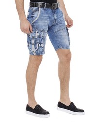 hellblaue Jeansshorts von Cipo & Baxx