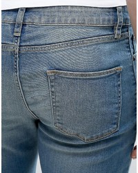 hellblaue Jeansshorts von Asos