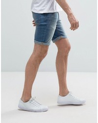 hellblaue Jeansshorts von Asos