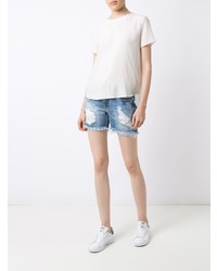 hellblaue Jeansshorts von Amapô