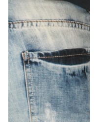 hellblaue Jeansshorts von FIOCEO