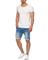 hellblaue Jeansshorts von INDICODE