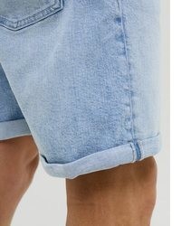 hellblaue Jeansshorts von Jack & Jones