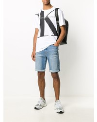 hellblaue Jeansshorts von Calvin Klein Jeans