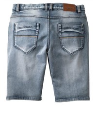 hellblaue Jeansshorts von MEN PLUS BY HAPPY SIZE