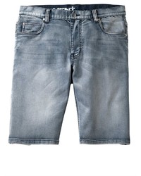 hellblaue Jeansshorts von MEN PLUS BY HAPPY SIZE