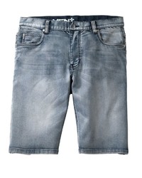 hellblaue Jeansshorts von Men Plus by HAPPYsize